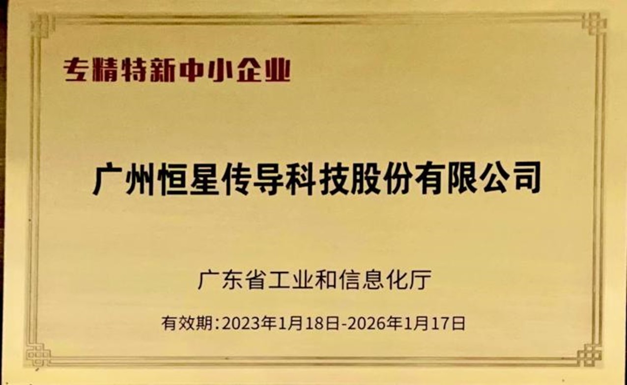 專精特新”企業(yè)稱號(hào)
